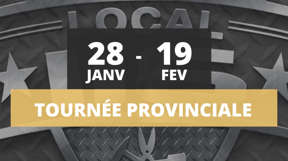 Tournée provinciale 2026 : Venez façonner notre avenir ensemble !