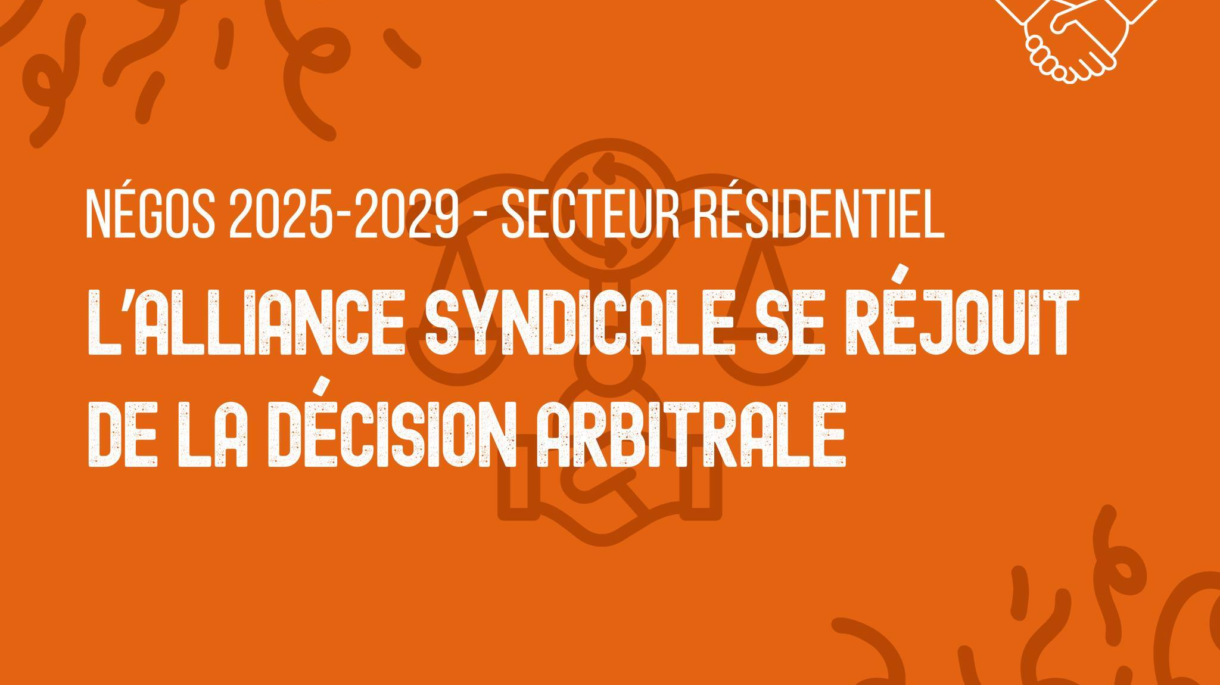 Arbitrage dans le secteur résidentiel - Décision rendue