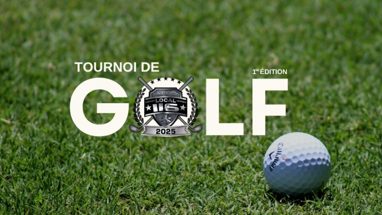 Tournoi de golf du Local 116 - Les inscriptions sont commencées!
