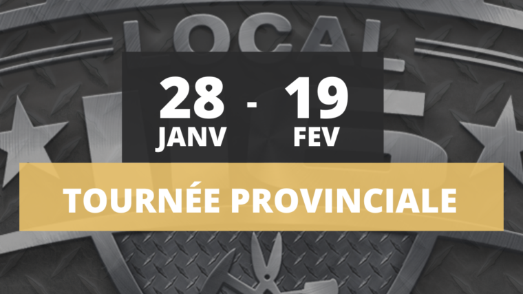 Tournée provinciale 2026 : Venez façonner notre avenir ensemble !