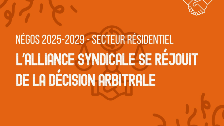 Arbitrage dans le secteur résidentiel - Décision rendue