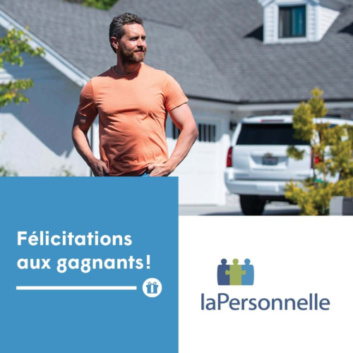 Gagnante Concours exclusif de l’APFC local 116 de La Personnelle Assurances!Félicitations à Alex Monier, Dany Bouchard, Maxim Deschenes et Dominic Malette, membres de l’APFC local 116, gagnants d’une carte-cadeau de 500 $ chez IGA, offerte par@la_personnelle  dans le cadre du concours exclusif du 12 mai dernier.