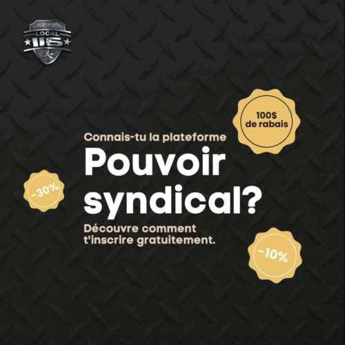 Savais-tu qu’en étant membre du Local 116 avec l’Inter, tu peux bénéficier de plusieurs rabais grâce à la plateforme Pouvoir Syndical. Découvre le site et inscris-toi pour en profiter! unionsavings.ca/fr/