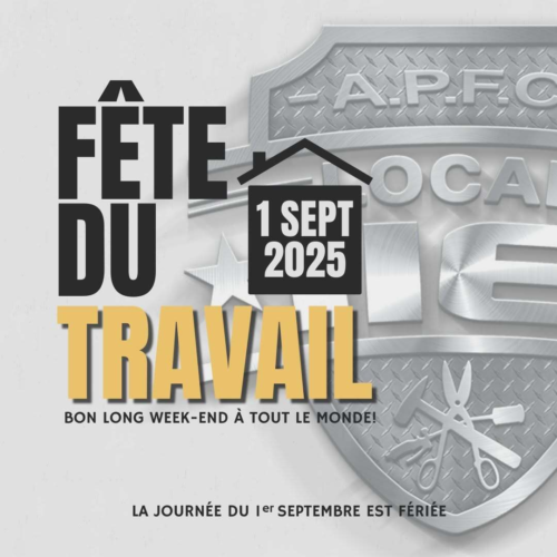 Bon long week-end à tous et toutes!