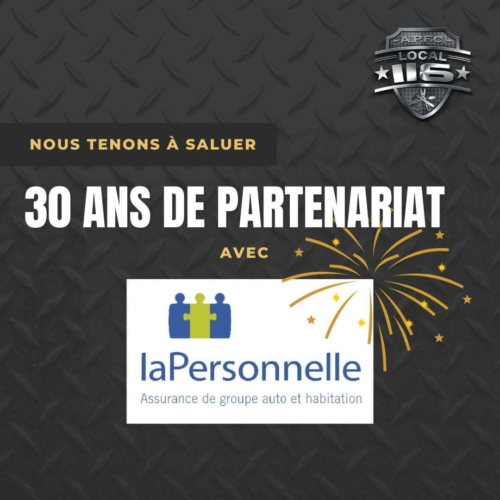 30 ans de partenariat avec La Personnelle!L'équipe du Local 116 tient à remercier spécialement la compagnie d'assurance La Personnelle pour leur implication avec le local depuis une trentaine d'années. Les membres du 116 bénéficient de tarifs exclusifts et d'un service irréprochable grâce à ce partenariat et nous en sommes fiers!Pour lire l'article complet => https://bit.ly/4ni80uu